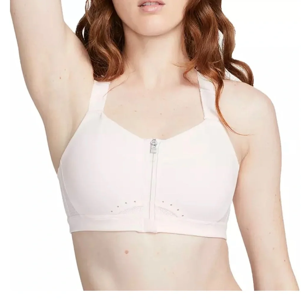 NWT Nike Women's Dri-FIT Alpha High-Support Padded Zip-Front Sports Bra - Picture 1 of 6